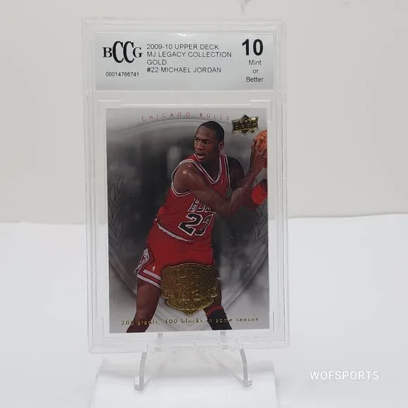 2009 Upper Deck Michael Jordan MJ Legacy Collection Gold #22 BCCG 10 GEM Mint