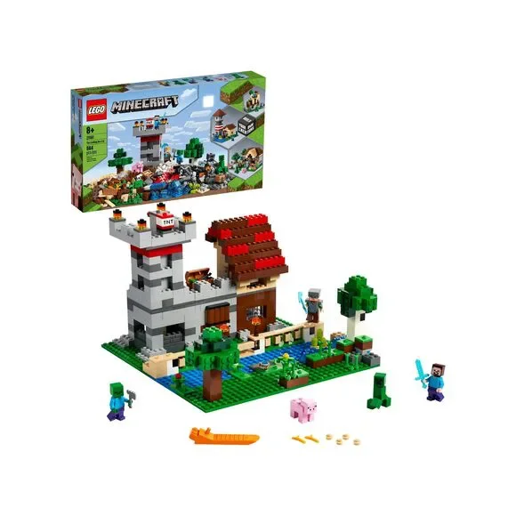 LEGO Minecraft The Crafting Box 3.0 21161 Castle and Farm (Retired Product)