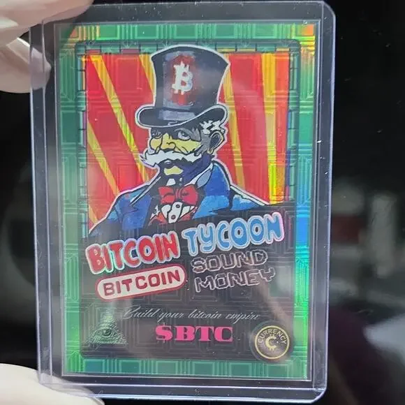 Cardsmiths Bitcoin Tycoon Satoshi Nakamoto Currency Cred Serial #119 Card