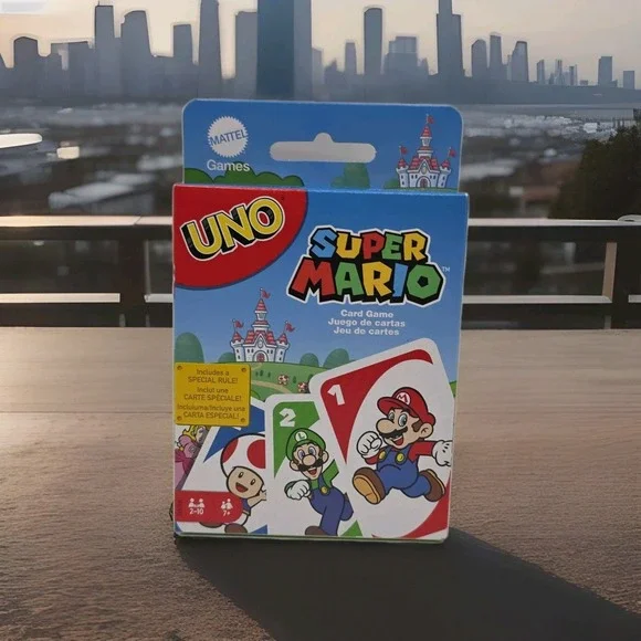 🎮 UNO Card Game – Super Mario Edition (2016) by Mattel‎