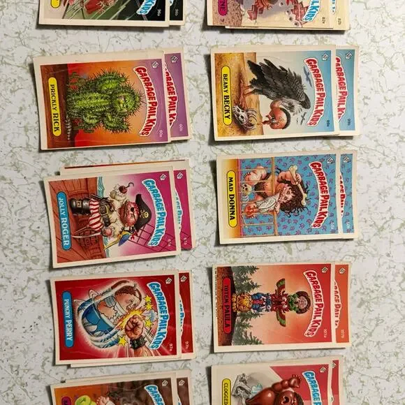 Vintage 1985–1986 Garbage Pail Kids Card Lot – Original Topps – 50+ Cards
