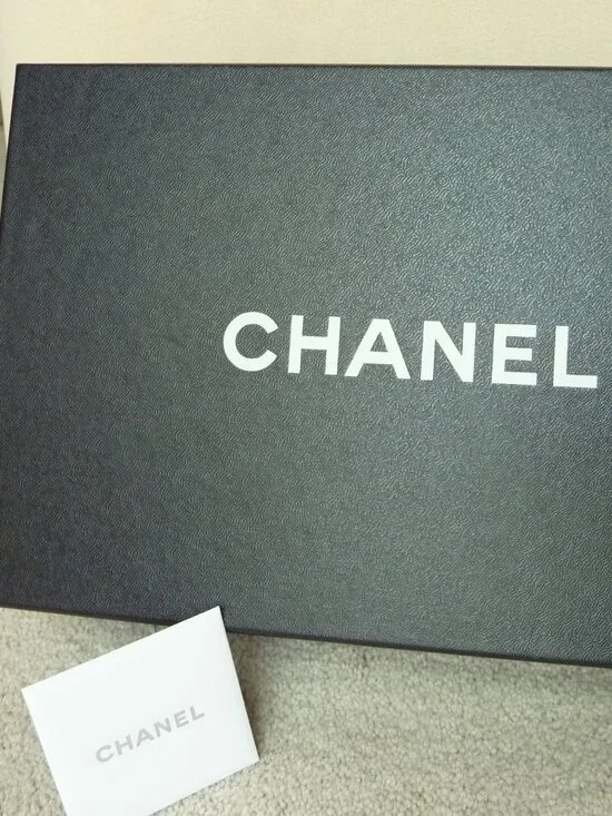 Chanel Black Empty Shoe Box for storage SZ 11.5