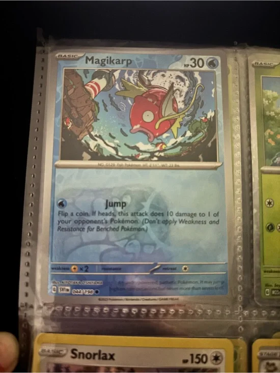 Pokemon Magikarp Trading Card - Red, Blue, Yellow