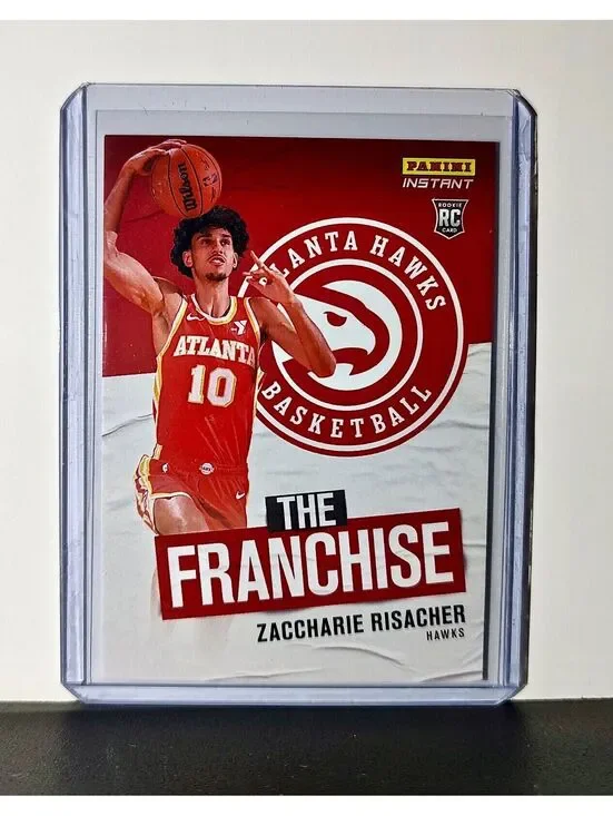 Zaccharie Risacher 2024-25 Panini The Franchise NBA #20 Rookie Card Hawks 1/234