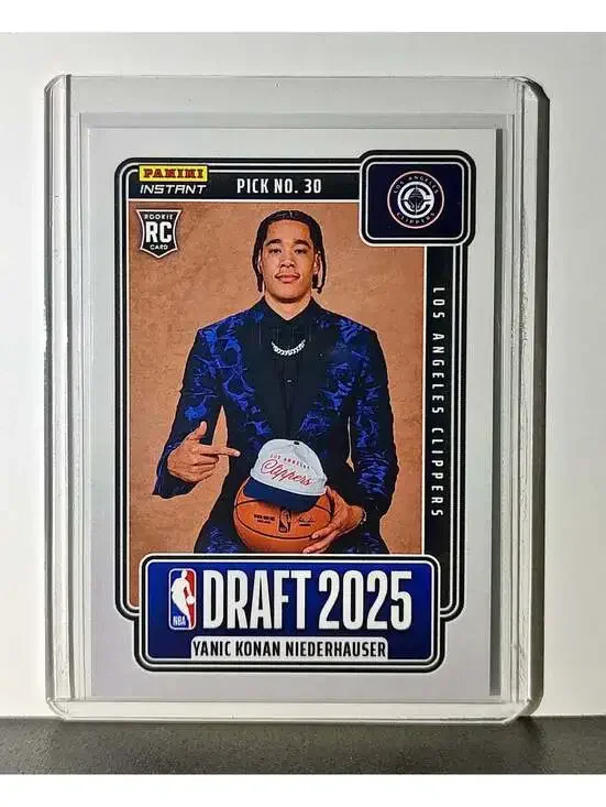 Yanic Konan Niederhauser Rookie 2025-26 Panini NBA #26 Draft Night LA Clippers