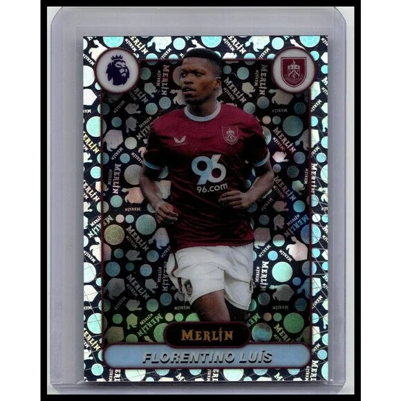 Florentino Luís #55 Burnley FC Vintage Merlin Refractor Base