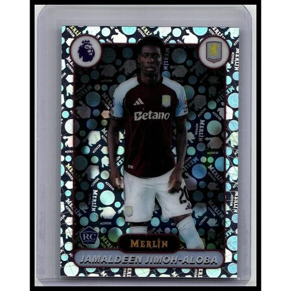 Jamaldeen Jimoh-Aloba #27 Aston Villa Vintage Merlin Refractor Base