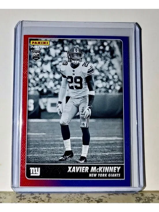 Xavier McKinney 2020 Panini NFL #22 Black and White Rookies Card Giants 1 of 518