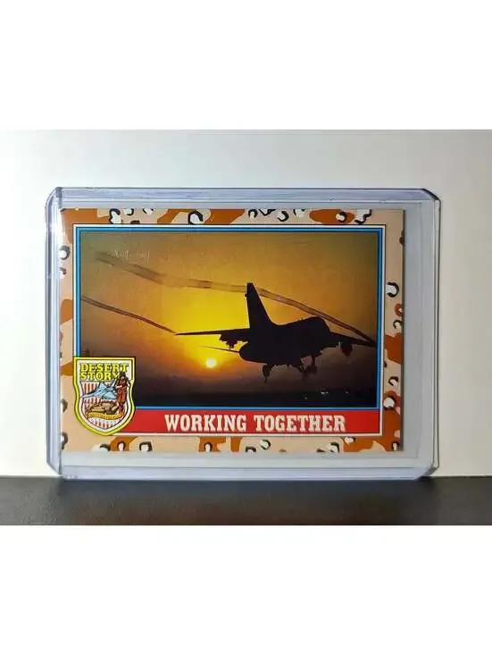 Working Together 1991 Topps Desert Storm #147 Card