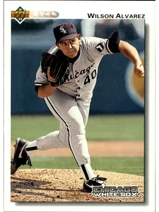 Wilson Alvarez 1992 Upper Deck MLB #573 Baseball Card Chicago White Sox