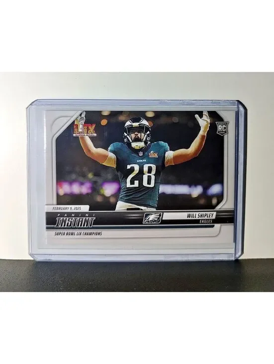 Will Shipley Rookie 2024 Panini Super Bowl LIX Champions NFL #28 Football Card