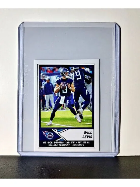 Will Levis 2024 Panini NFL Sticker #219 Tennessee Titans