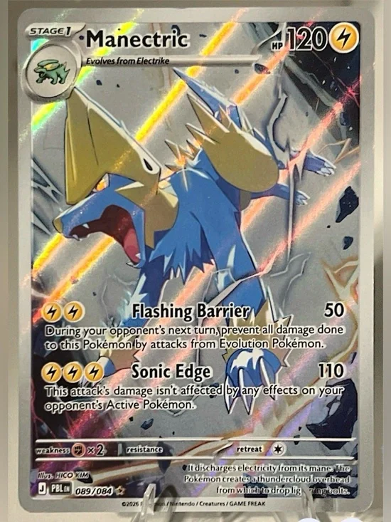 Pokémon TCG: Pitch Black - MANECTRIC 089/084 NM