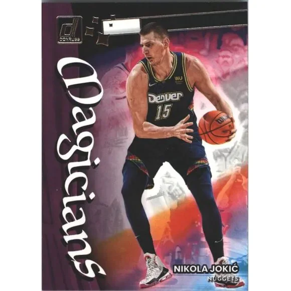 2022-23 Panini Donruss Basketball Nikola Jokic Magicians Card #4 Denver Nuggets