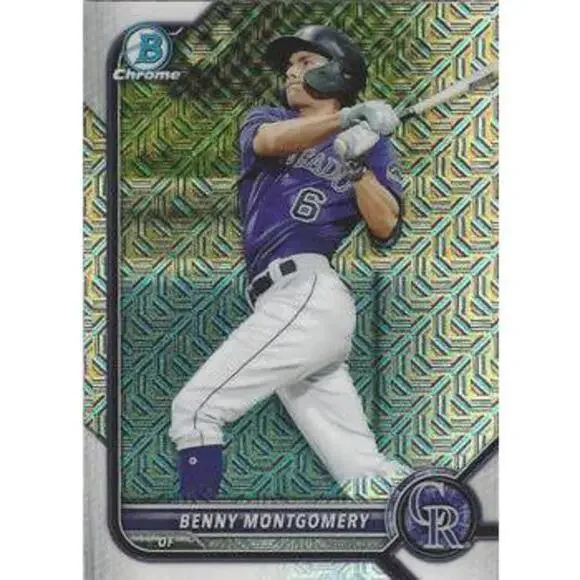 2022 Topps Bowman Chrome Prospects Mojo Refractor Benny Montgomery BCP-73