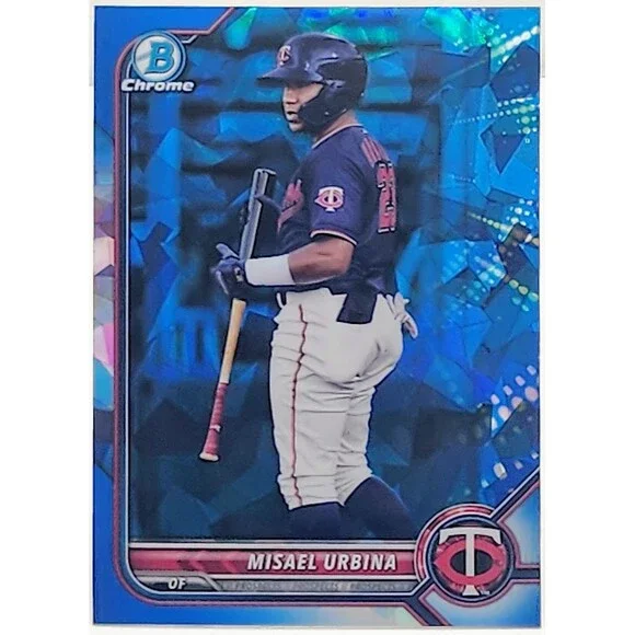 2022 Bowman Chrome Sapphire Misael Urbina Minnesota Twins #BCP-86
