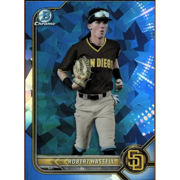 2022 Bowman Chrome Sapphire Robert Hassell #BCP-133