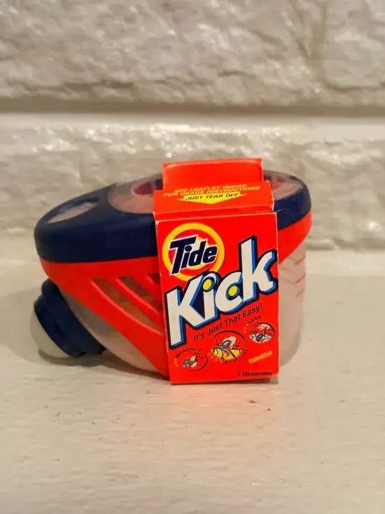Vintage Tide Kick Laundry Detergent Dispenser Pretreater Rare Y2K