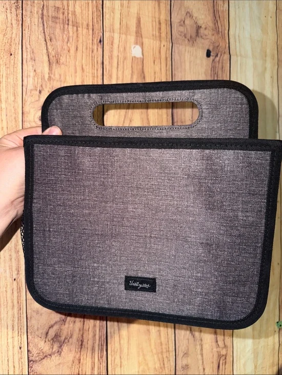 Thirty-one Double Duty Caddy Like New Charcoal Crosshatch
