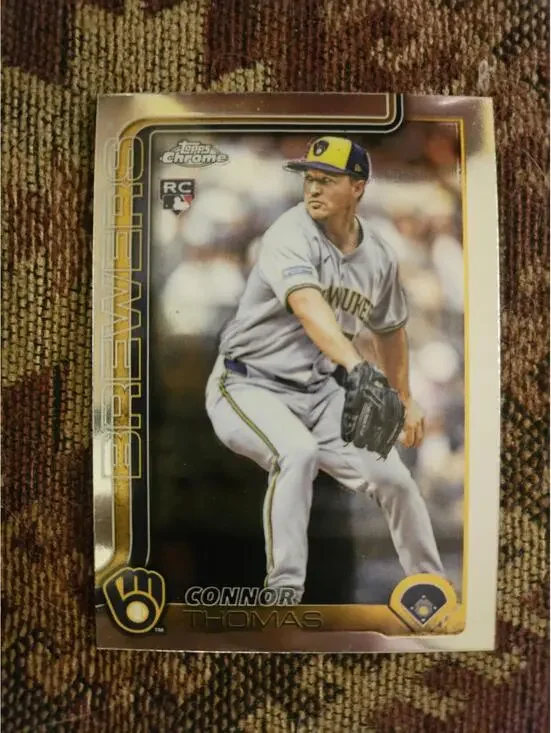 2025 Topps Chrome Update - Connor Thomas - RC  #USC192 - Brewers - RAW Mint