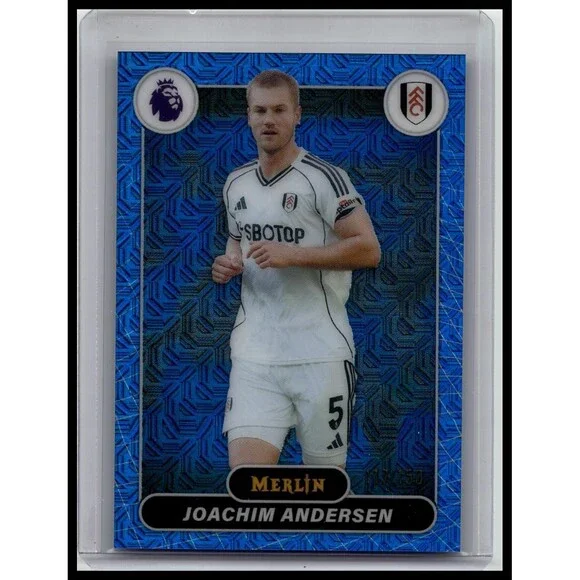 2026 Merlin Premier League #99 Joachim Andersen Blue Mojo Refractor #/150