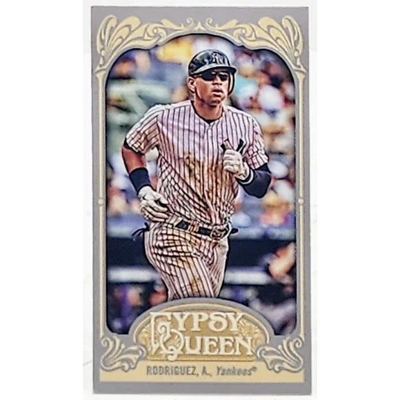 2012 Topps Gypsy Queen Mini # 68 Alex Rodriguez New York Yankees