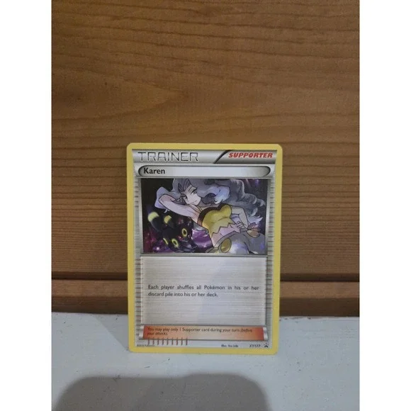 2016 Pokemon XY Promo #XY177 Karen - Black Star Promo - Trading Card Game