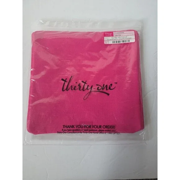NEW! Thirty One Your Way JUNIOR Cube Lid PINK 286a 13x13x2