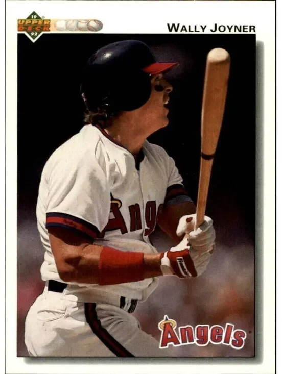 Wally Joyner 1992 Upper Deck MLB #343 Baseball Card California Angels