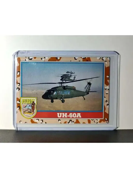 UH-60A Black Hawk 1991 Topps Desert Storm #130 Card