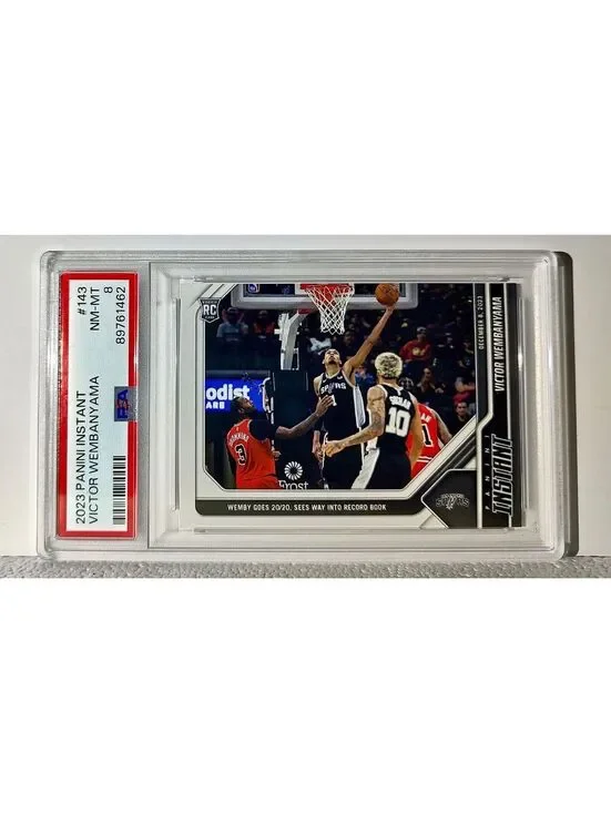 Victor Wembanyama 2023-24 Panini #143 NBA Rookie Basketball Card 1 of 2951 PSA 8