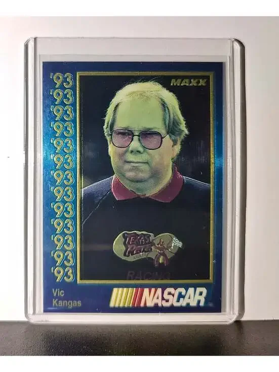 Vic Kangas 1993 Maxx Premier Plus Racing #164 NASCAR Card NEMCO Motorsports