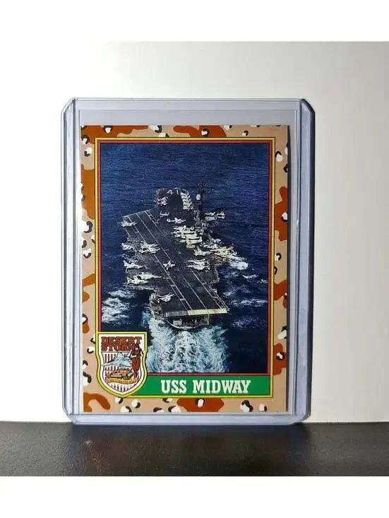 USS Midway 1991 Topps Desert Storm #56 Card