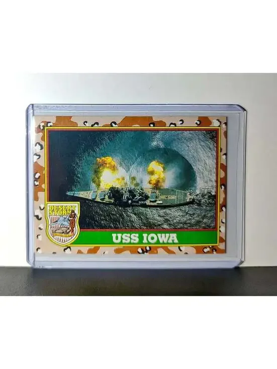 USS Iowa 1991 Topps Desert Storm #59 Card