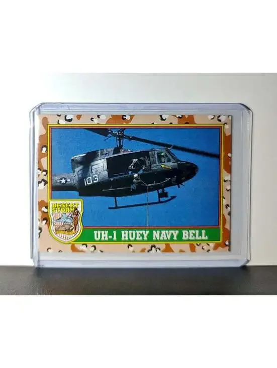 UH-1 Huey (Bell Helicopter) 1991 Topps Desert Storm #13 Card