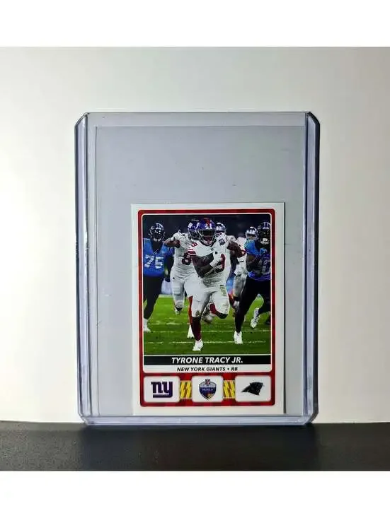 Tyrone Tracy Jr. 2025 Panini NFL #5 Munich Game Sticker