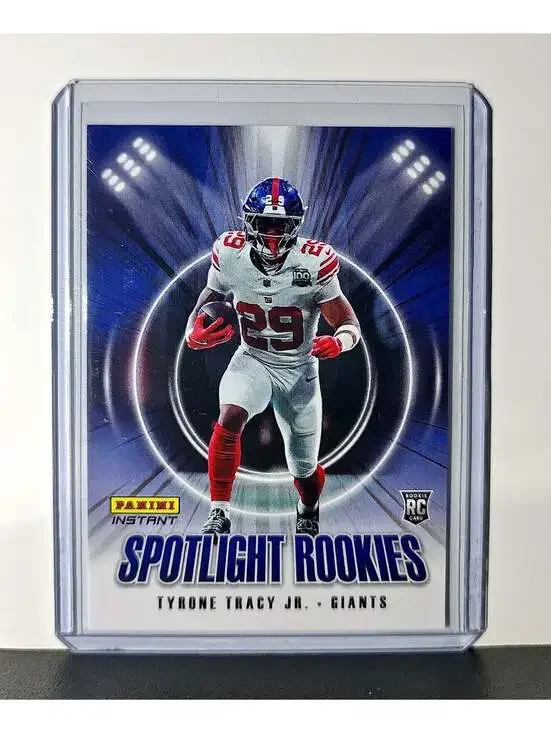 Tyrone Tracy Jr Rookie 2024 Panini Spotlight Rookies NFL #8 Card Giants 1 of 142