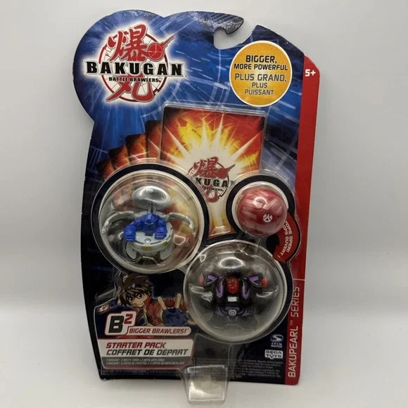 Bakugan Battle Brawlers B2 Bakupearl Series Starter Pack 2008 Spin Master