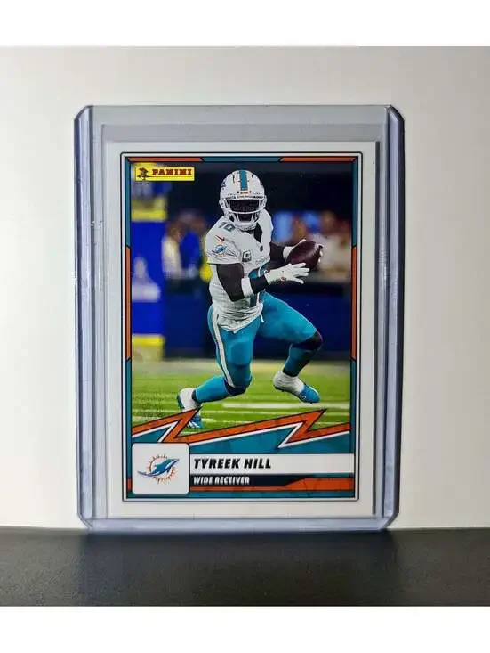 Tyreek Hill 2025 Panini NFL #57 Sticker Card Miami Dolphins