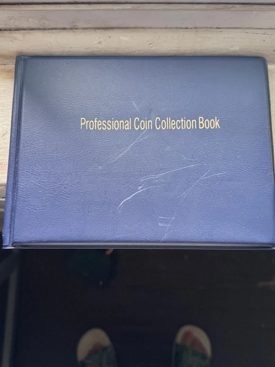 Professional Coin Collection Book - Blue