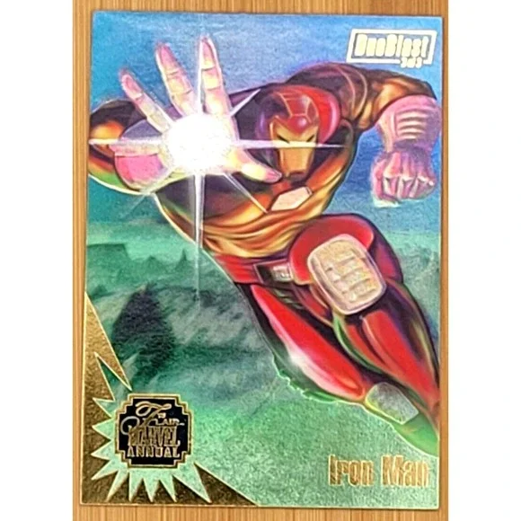 1995 FLAIR MARVEL ANNUAL IRON MAN‎ / WAR MACHINE DUO BLAST