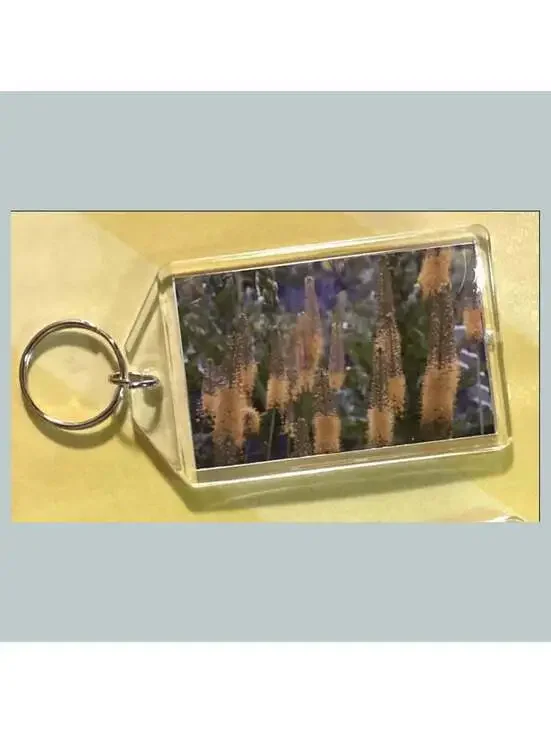3698 Foxtail Lily Acrylic Keychain | Floral Keychain | Flower Lover Gift