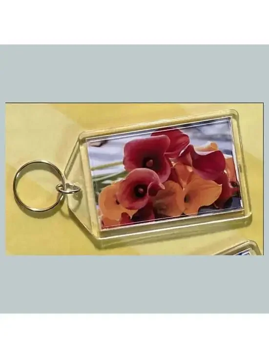 3682 Calla Lily Acrylic Keychain | Floral Keychain | Flower Lover Gift