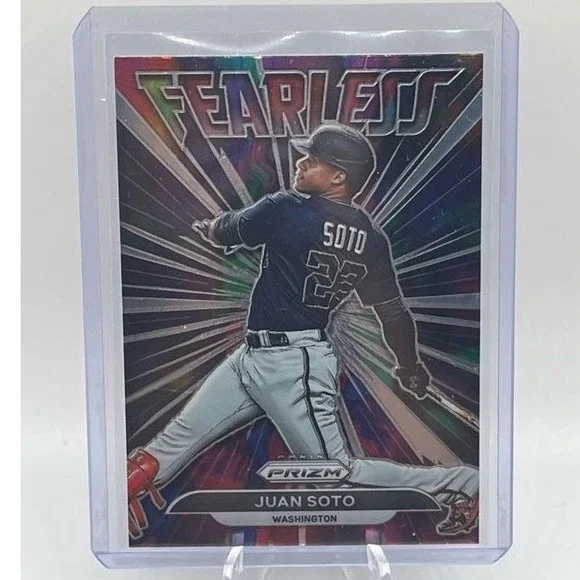 Juan Soto Fearless Prizm 2022 Panini Prizm FL-11 MLB Washington Nationals