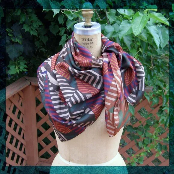 NWOT 100% Silk Scarf by Washington Gallery