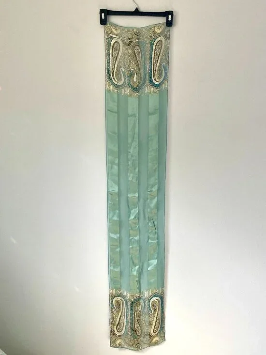 Vintage Echo Paisley Silk Scarf