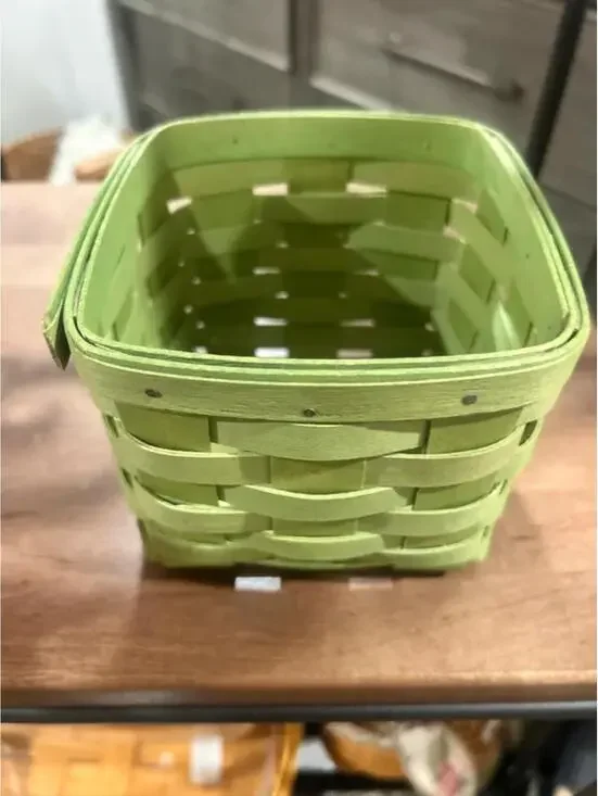 Longaberger basket green square