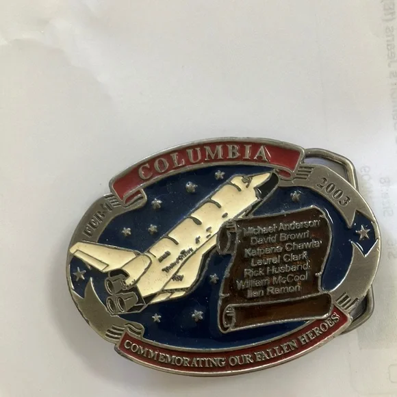 Columbia belt buckle