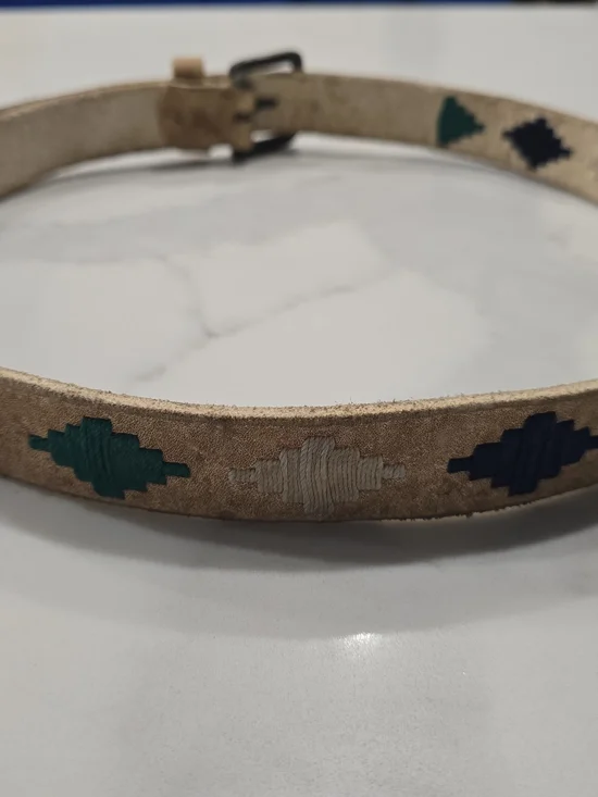 El Resero Genuine Argentine Leather Polo Belt | Size 34