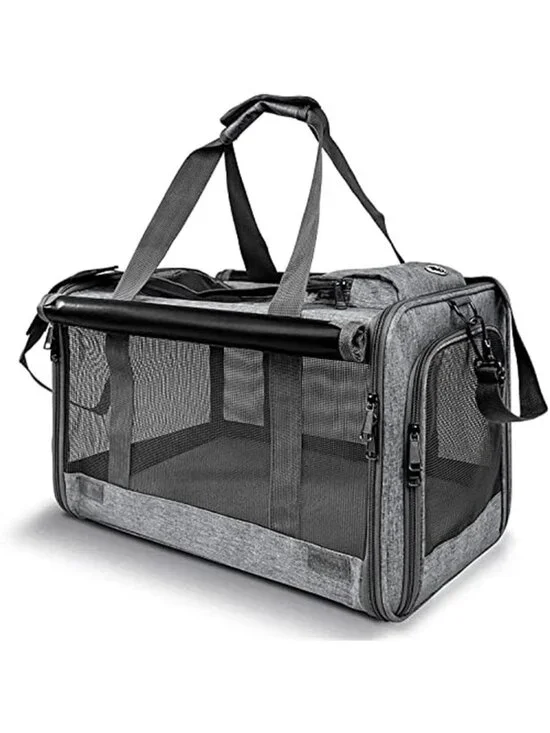 Pet Carrier for Large Cats, Soft-Sided Cat Carrier for Medium Big Cats and